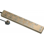 Schneider Electric 施耐德電氣 TSH36ACUSB_3_GH 13A六位安全拖板 (30W PD3.0 Type A+C/3米線) (古銅金)